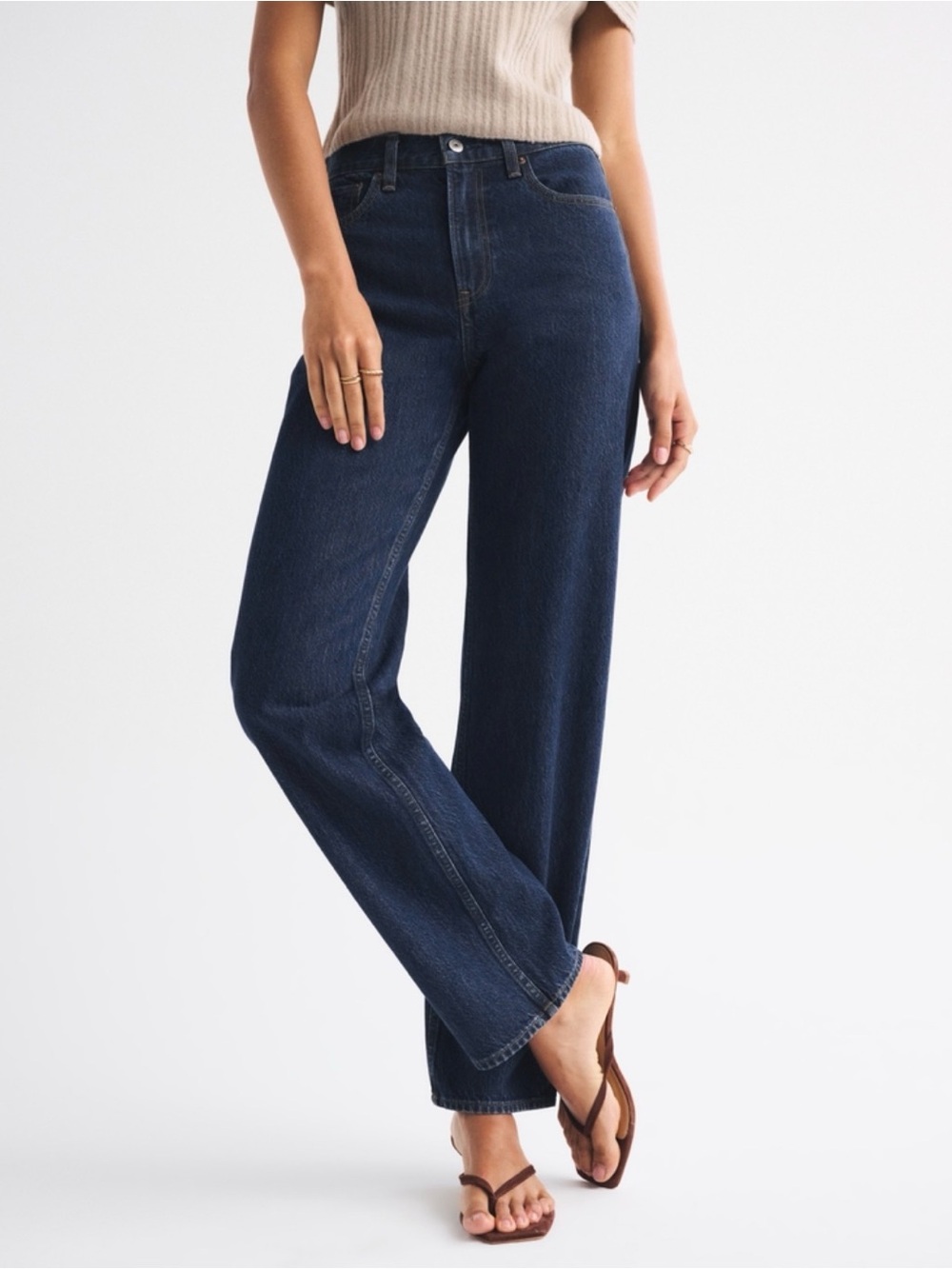 Abercrombie and Fitch High Rise Loose Jeans